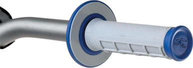 Renthal Dual-Compound Grips Blue 7/8" Half Waffle Twist Throttle G157