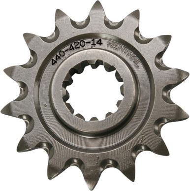 Renthal Front Sprocket 14T 420 Chain KTM 65 SX 2009-2023 440--420-14GP