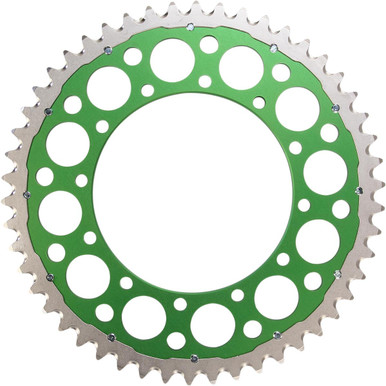 Renthal Twinring Rear Sprocket 50-Tooth Green 112052050GPGN