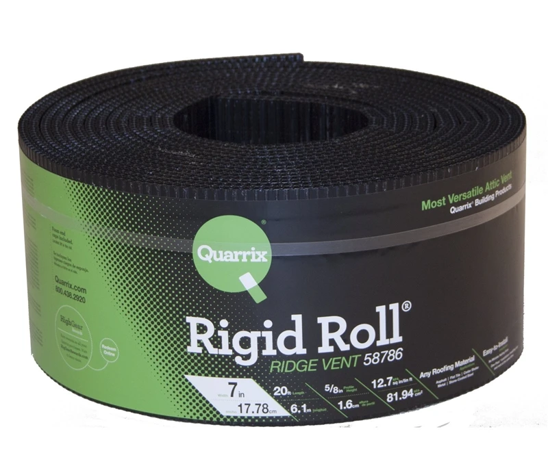 Ridge Vent 7 In. X 20 Ft. Roll – High-density Plastic
