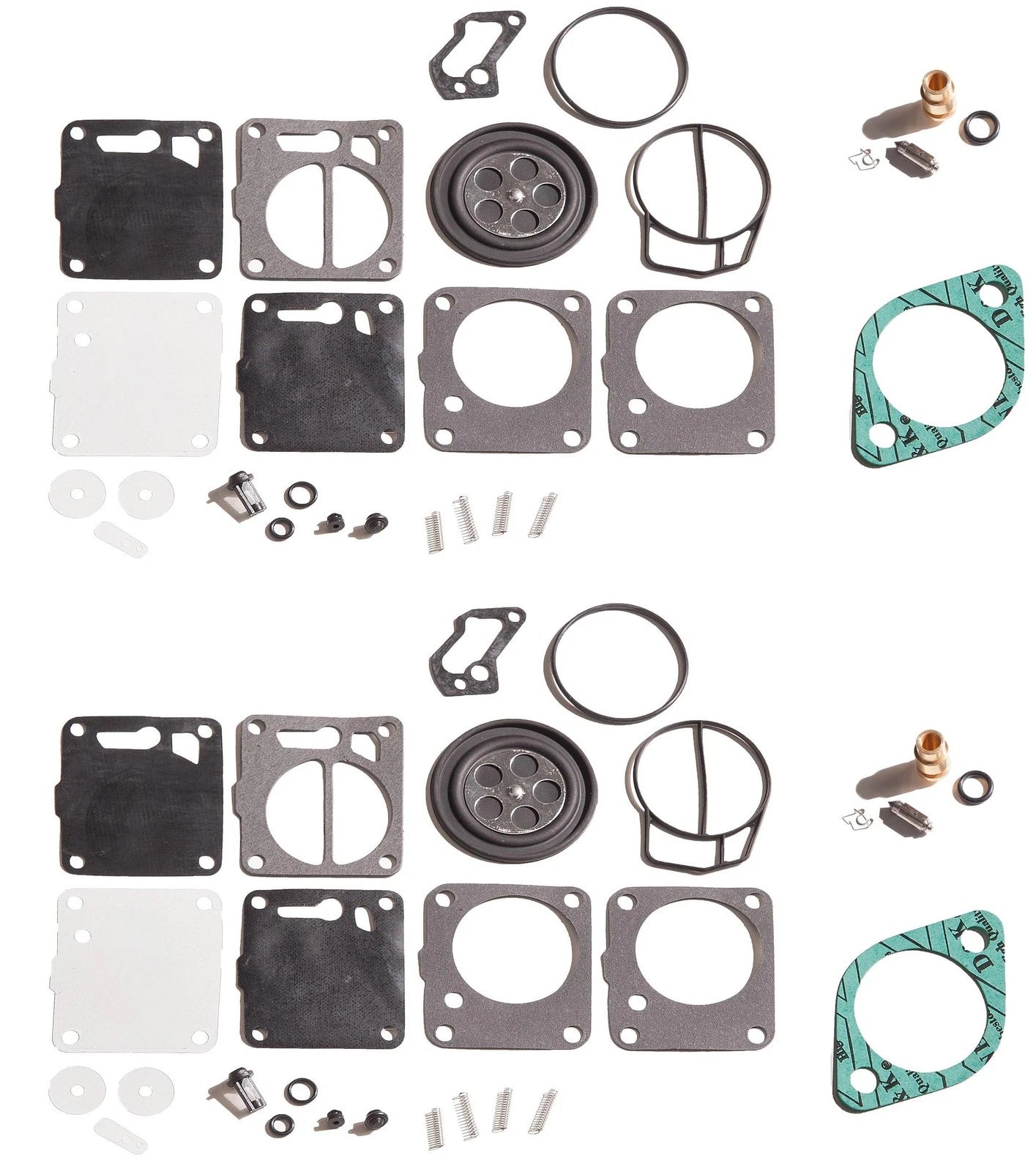 Dual Carb Rebuild Kit with Needle Seat & Base Gaskets for Sea Doo SPX GTI (1996)