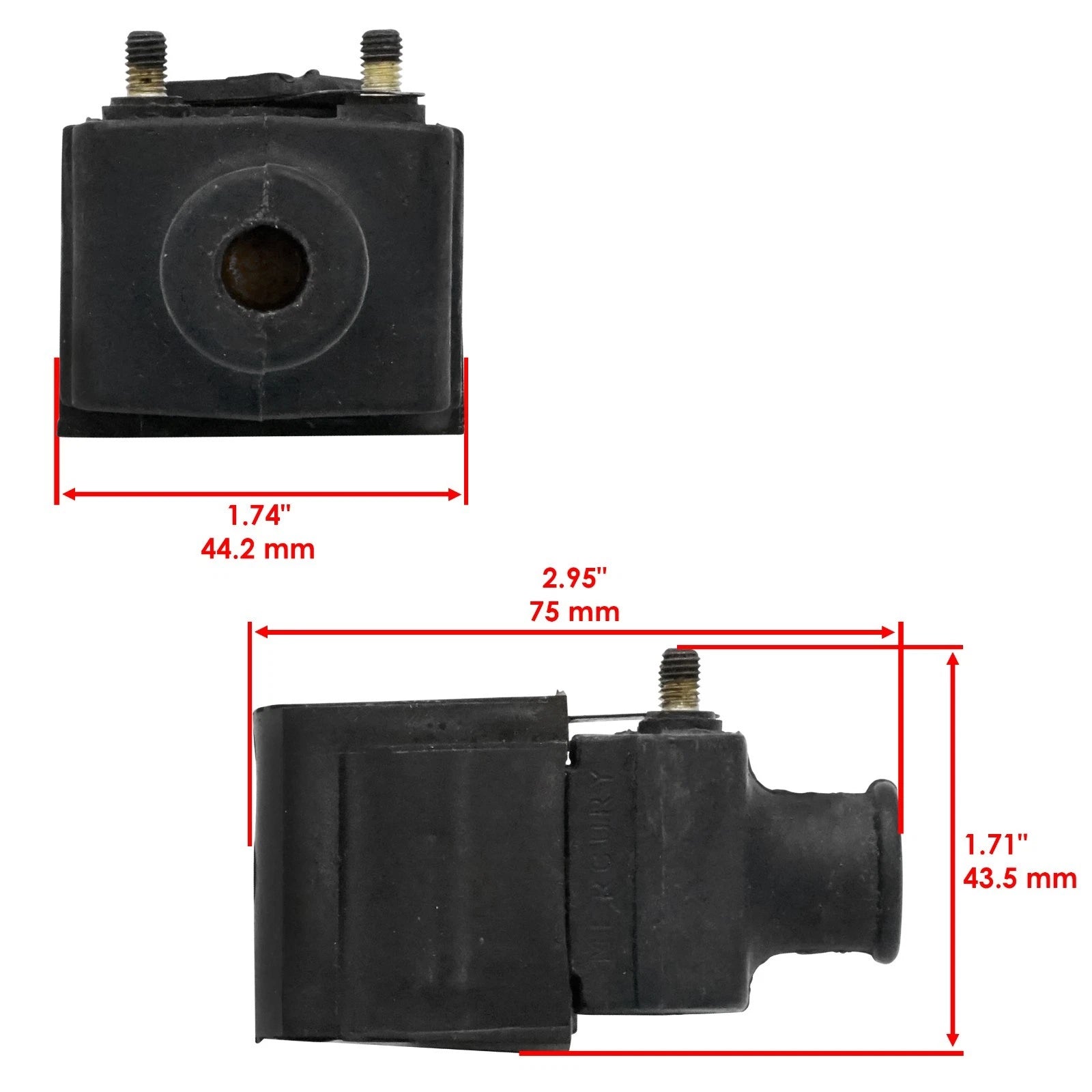 Ignition Coils 6-Pack for Mercury Outboard 200Hp (1973–1980, 1982–1999)