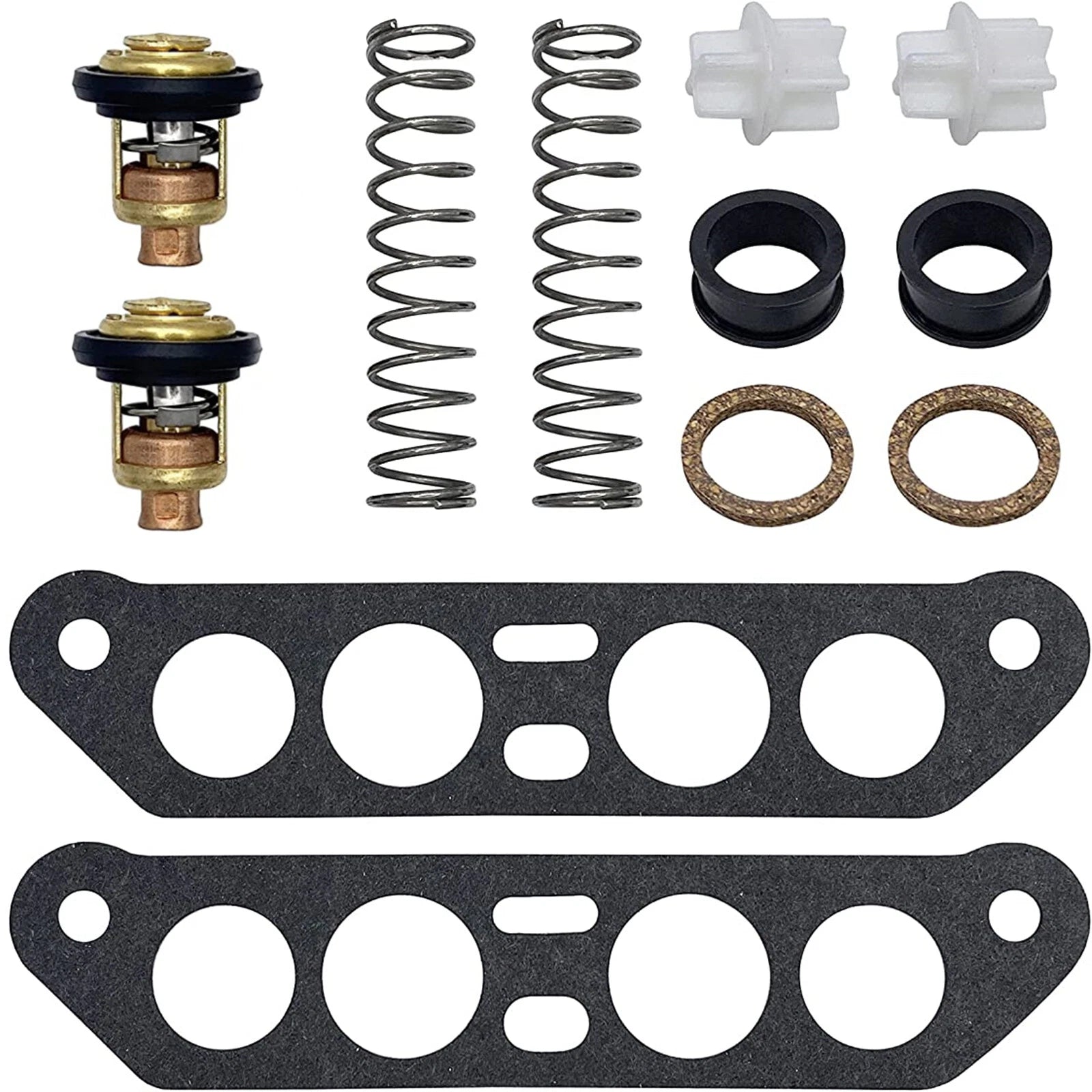 Thermostat Kit 18-3673 for Johnson Evinrude 140hp 115hp 112hp 110hp 90hp 85hp 80hp (N/A)