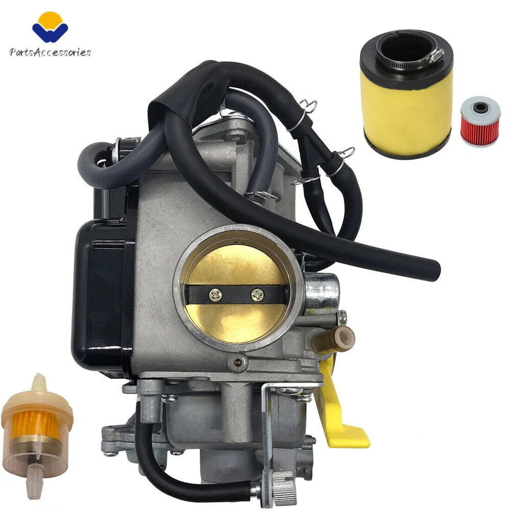 Carburetor + Air Oil Filter for Honda Sportrax 400 TRX400EX TRX400X (1999–2014)