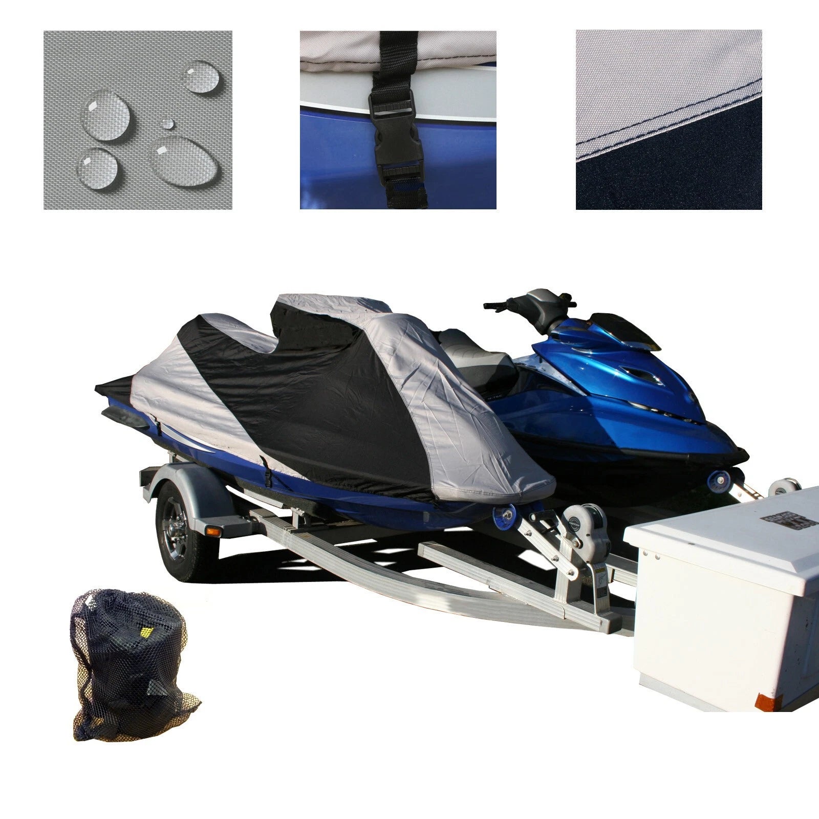 Custom Fit Trailerable Jet Ski Cover for Sea Doo XP (1997–2002) Rainproof