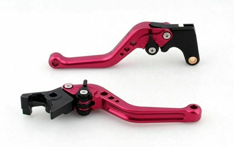 Short Brake Clutch Levers for Suzuki GSXR1000 (2007–2008) Red T9