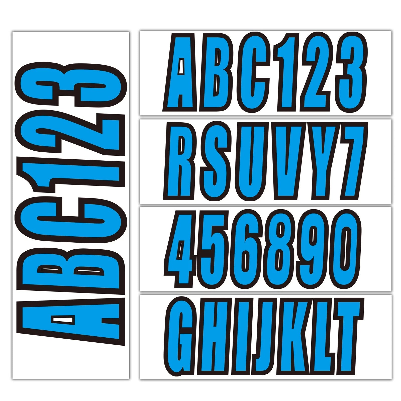 3" Custom Registration Decal Sticker for PWC Water Craft Jet Ski