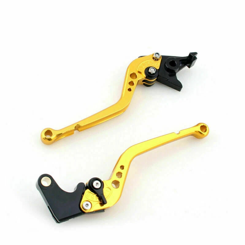 Long Brake Clutch Levers for Suzuki GSXR600 GSXR750 (2004–2005) Gold T9
