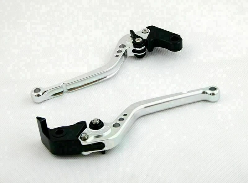 Long Brake Clutch Levers for Suzuki B-King (2008–2011) T9 Silver