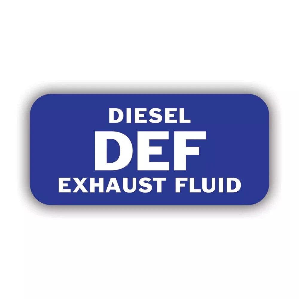 24Pcs DEF Diesel Exhaust Fluid Sticker Decal for Universal Use