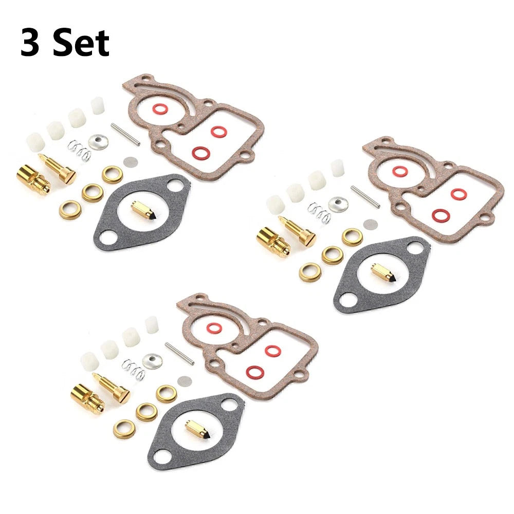 3x Carburetor Repair Kit For Farmall Cub Tractor 251234R94 364579R91 355712R91