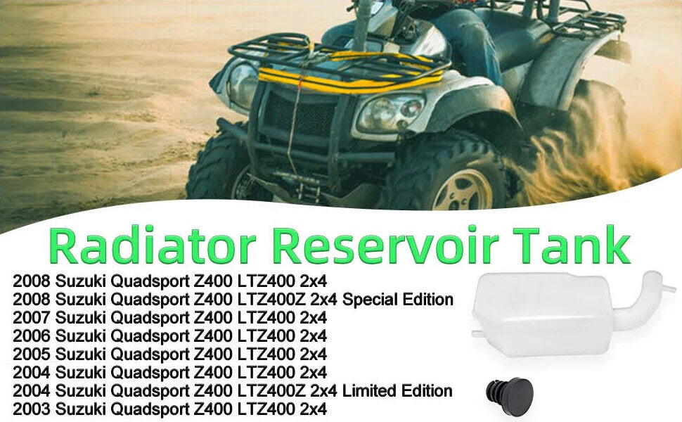 Radiator Reservoir Tank for Suzuki Quadsport Z400 LTZ400 (2003–2008)