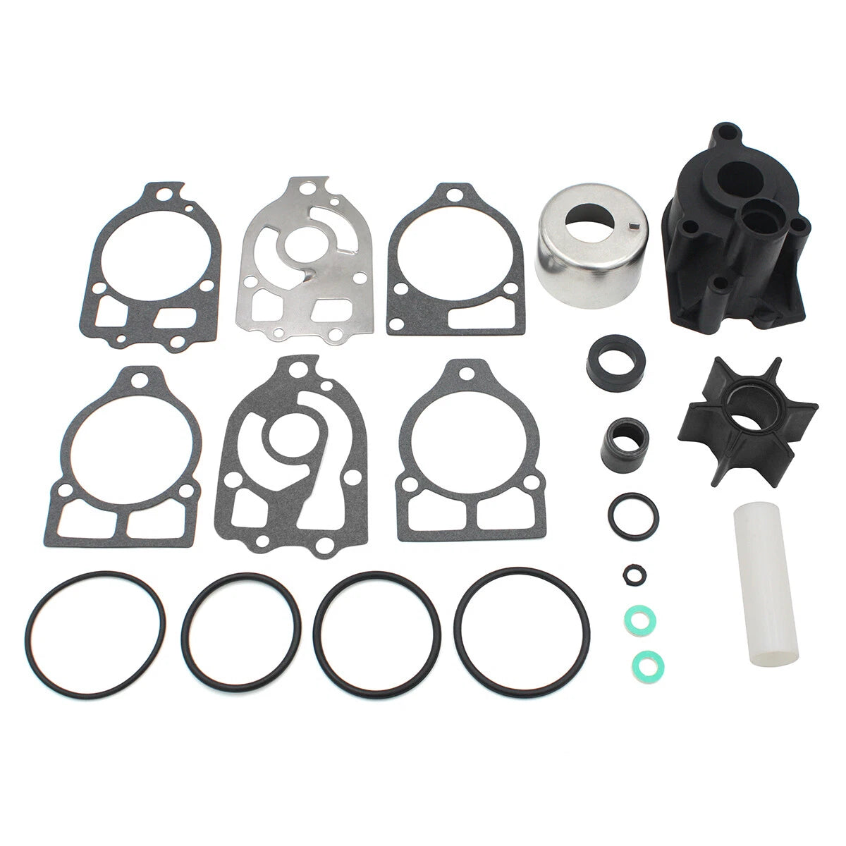 Water Pump Impeller Kit for Mercury 75 4 Cyl 80-90 HP 6 Cyl (1980–1990) 46-96148A8