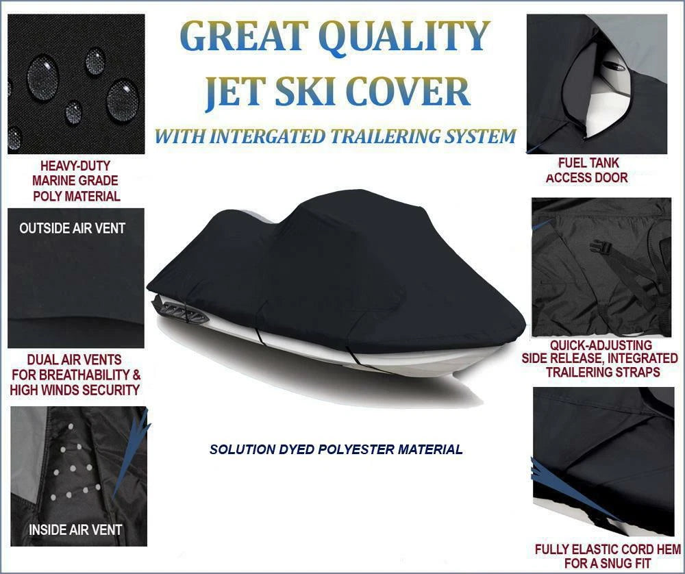 Trailerable Cover for Sea Doo JetSki Wake 155 (2009–2019)