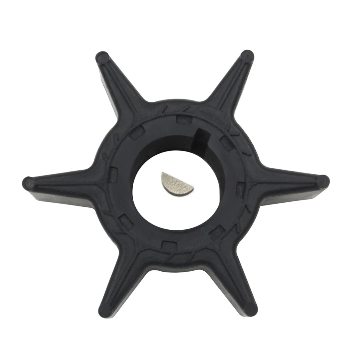 Water Pump Impeller & Key for Yamaha 25 30 40 HP Outboard (1996–2023) 6H4-44352-00
