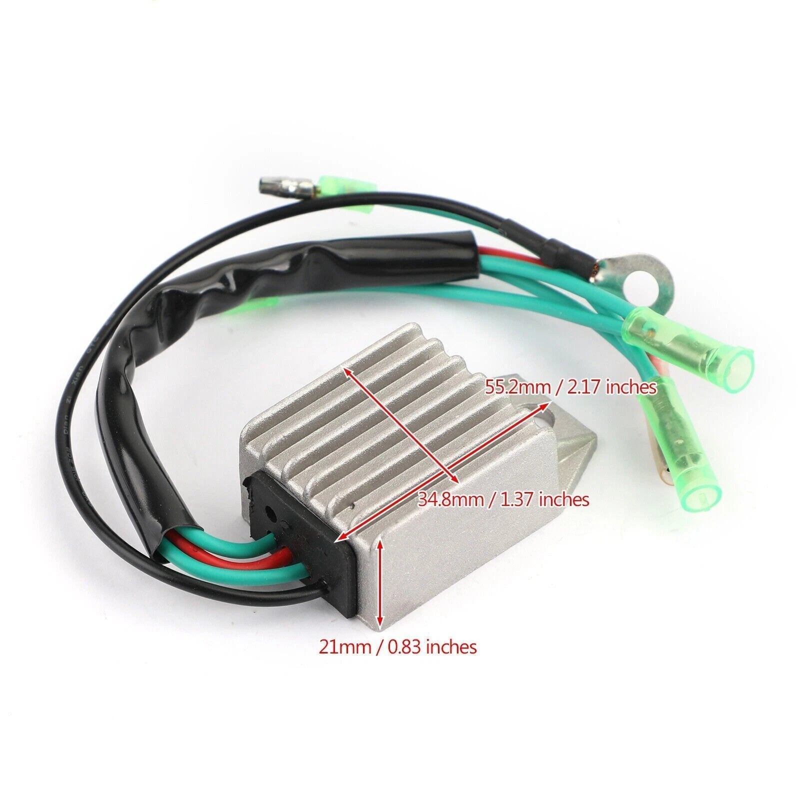 Rectifier Regulator 6J8-81960-00 for Yamaha 6hp-50hp (1990–2013) Outboard