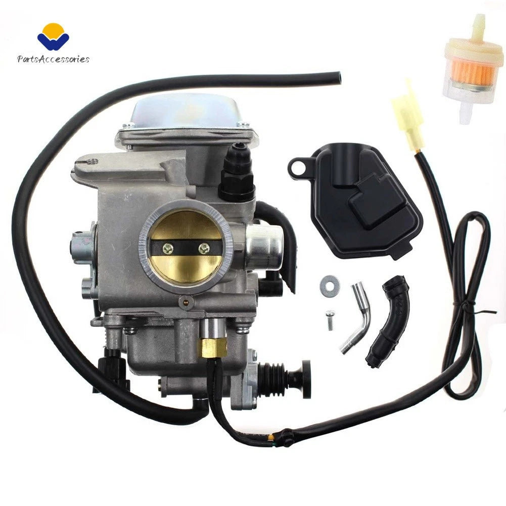Carburetor + Air Oil Filter for Honda Foreman 450 TRX450 (1998–2004)