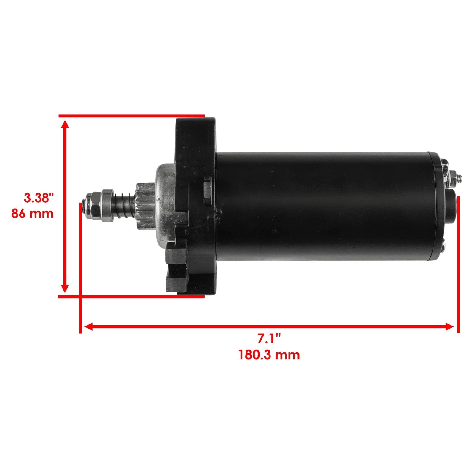 Starter for Evinrude Johnson E15 15HP Outboard (1974–1979)