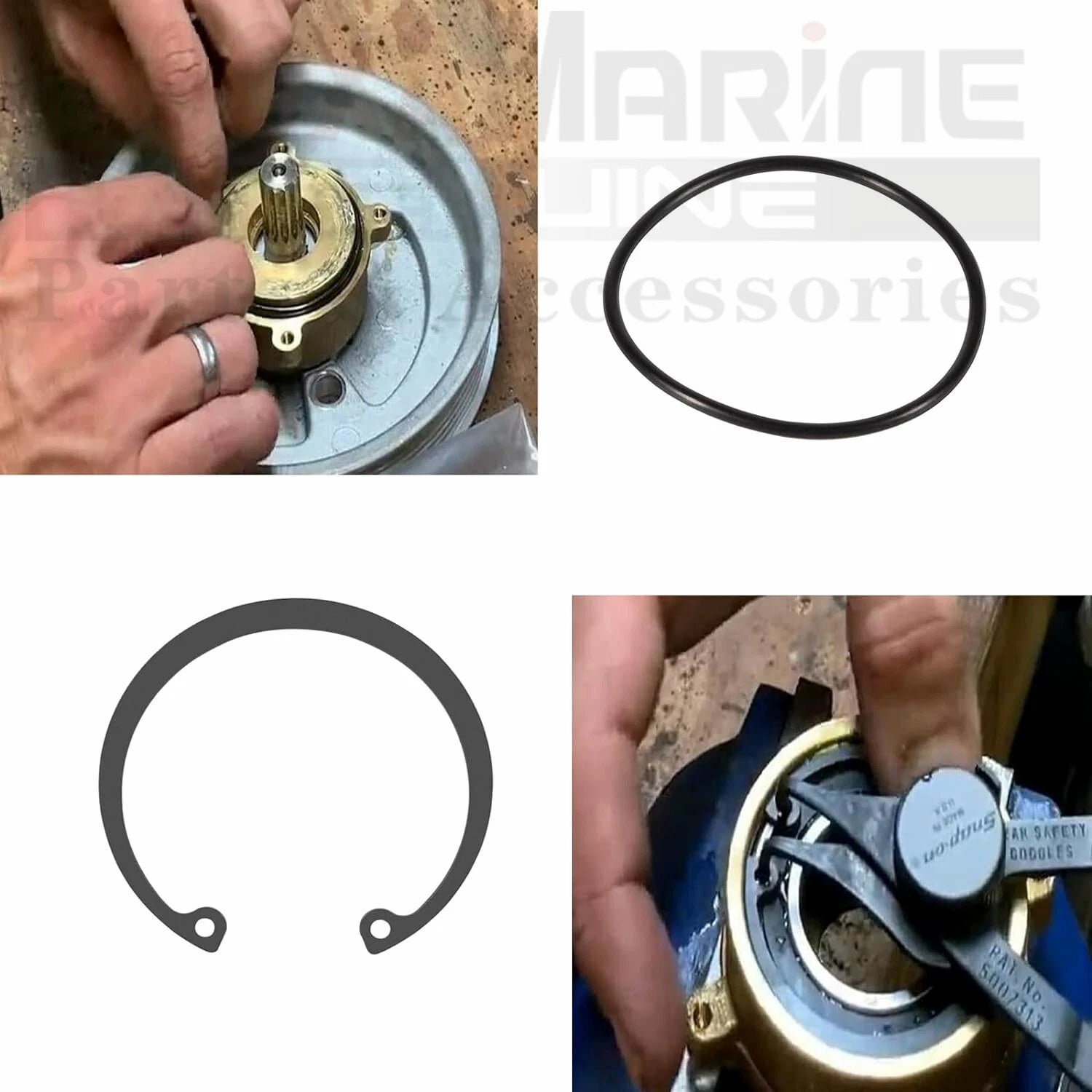 Repair Kit for Volvo Penta Raw Sea Water Pumps (3.0, 4.3, 5.0, 5.7, 7.4, 8.1 L)