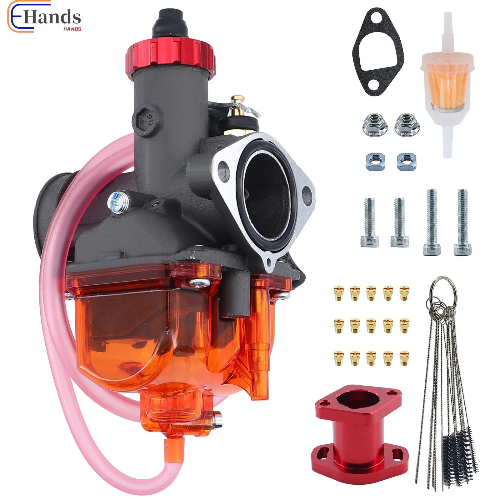 Carburetor for Predator 212cc GX200 196cc 22mm Intake Manifold Fuel Filter