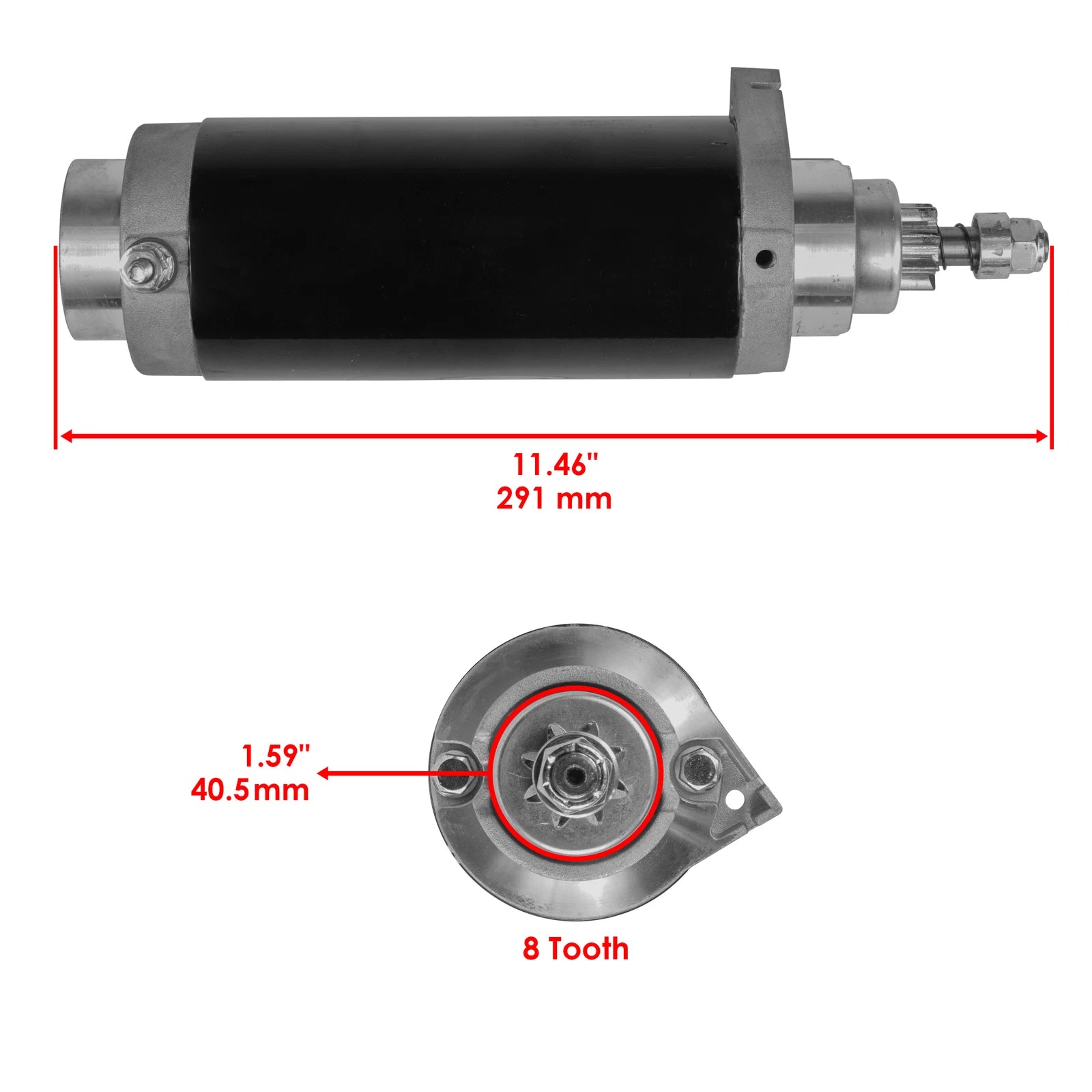 Starter for Mercury Mariner Outboard 135Hp 150Hp 175Hp (New)