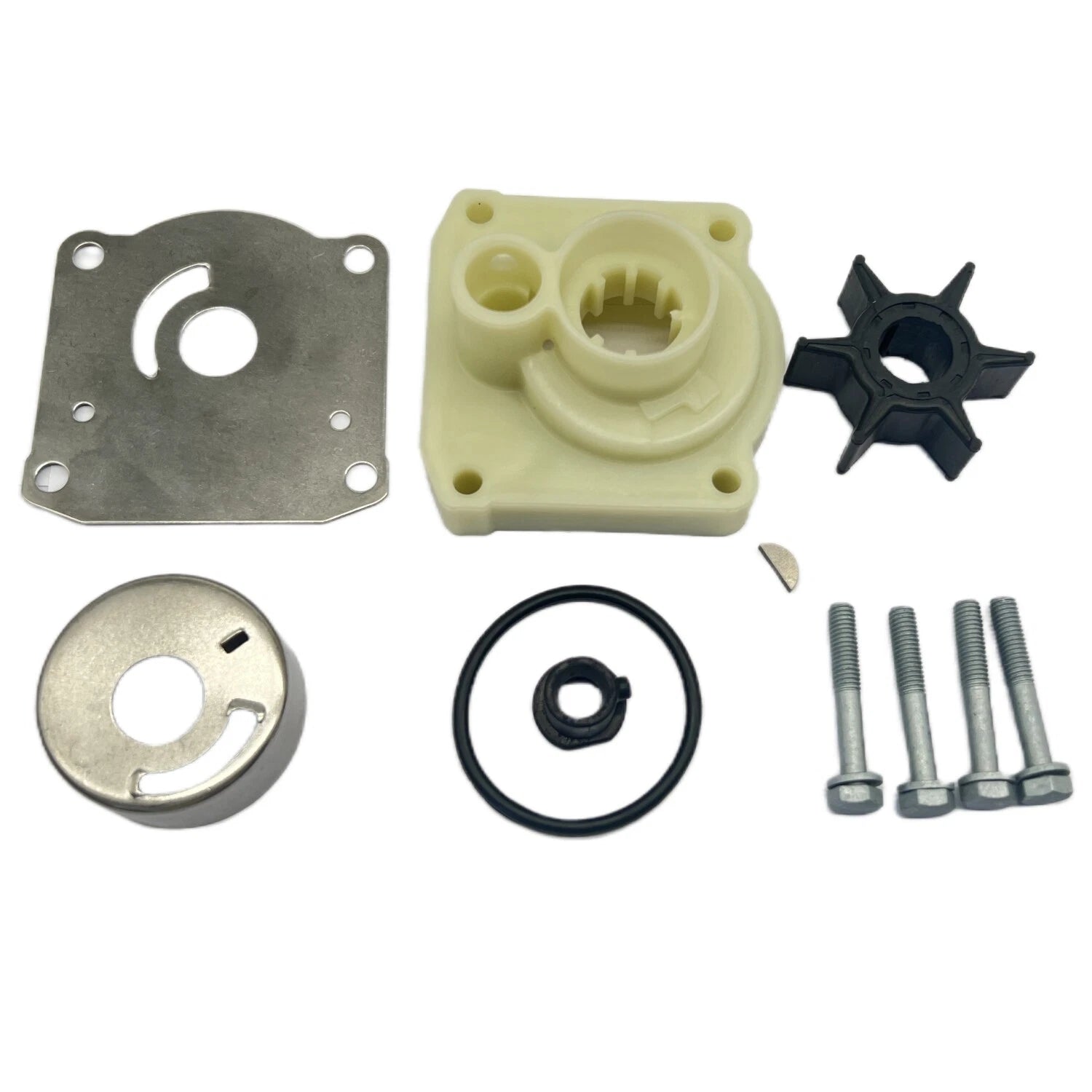 Water Pump Impeller Repair Kit for Yamaha Outboards 25 30HP (61N-W0078-11)