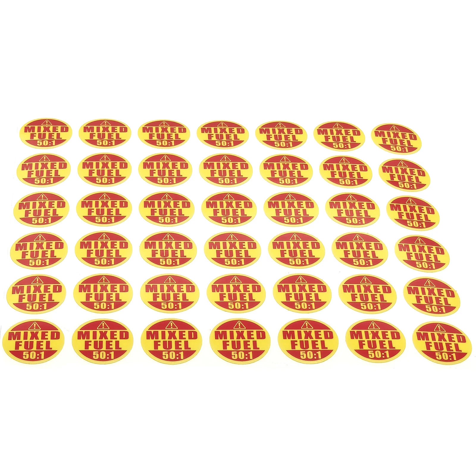 42X Fuel Mix 50:1 Stickers for Outdoor Power Equipment