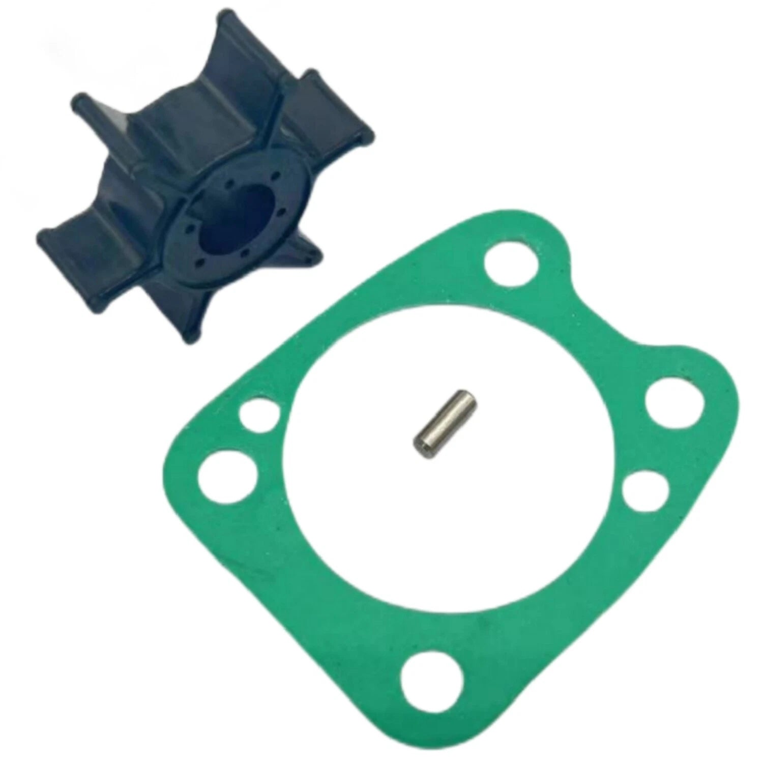 Impeller & Gasket for Yamaha 2-Stroke 4-5 HP, 4-Stroke 4-6 HP 6E0-44352-00