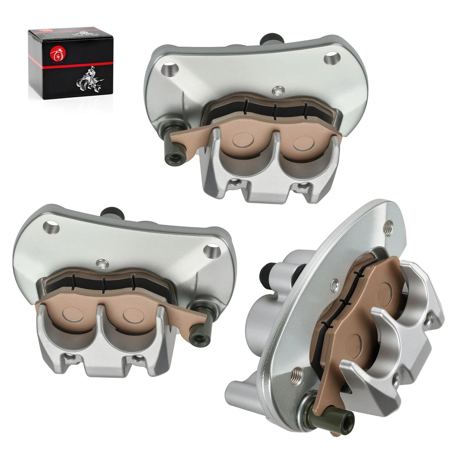 Set of 4 Brake Calipers for Can-Am Commander 1000 1000R Max (2011–2018)