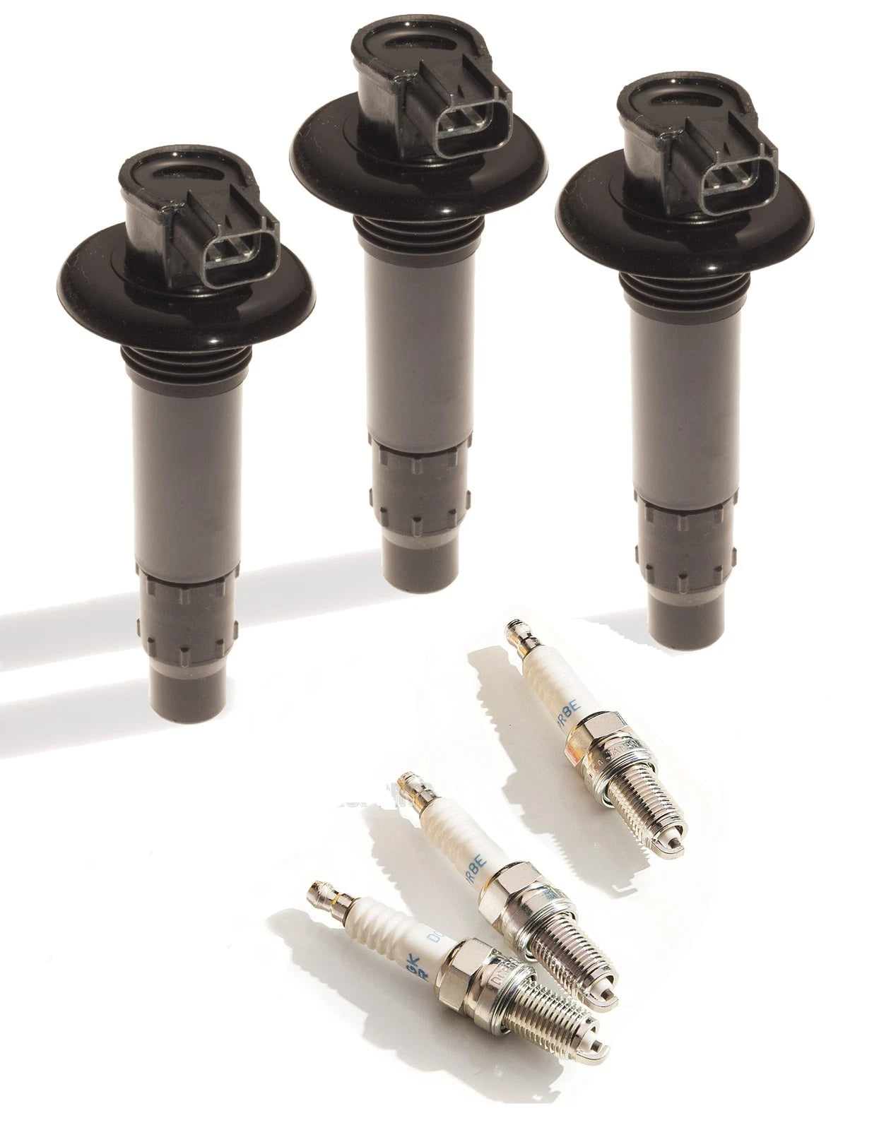 3 Pack Ignition Coil & NGK Plugs for Sea Doo GTX RXPX RXTX SC (2003–2023)