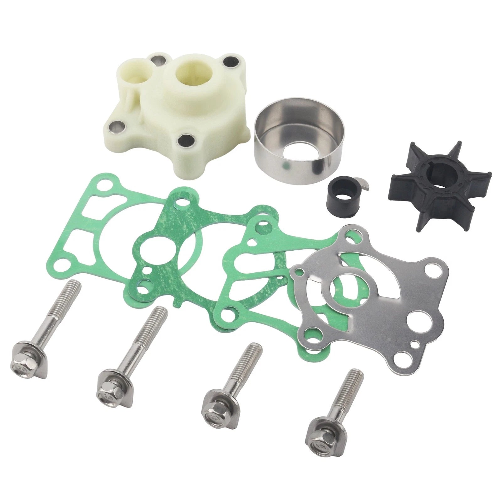 Water Pump Repair Kit for Yamaha Outboard (6J8-W0078-C2, 6J8W0078, 18-3430)