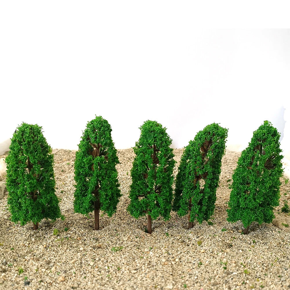 20Pcs 3.93" Model Trees for Train Railroad Diorama Landscape