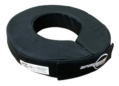 FIRE RETARDANT RACING NECK BRACE COLLAR SFI 3.3-1 HELMET SUPPORT DONUT BLACK