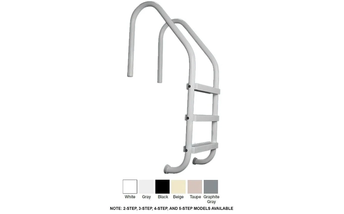 SAFTRON 24″ x 53″ Gray 3-Step Residential Ladder P-324-L3-G