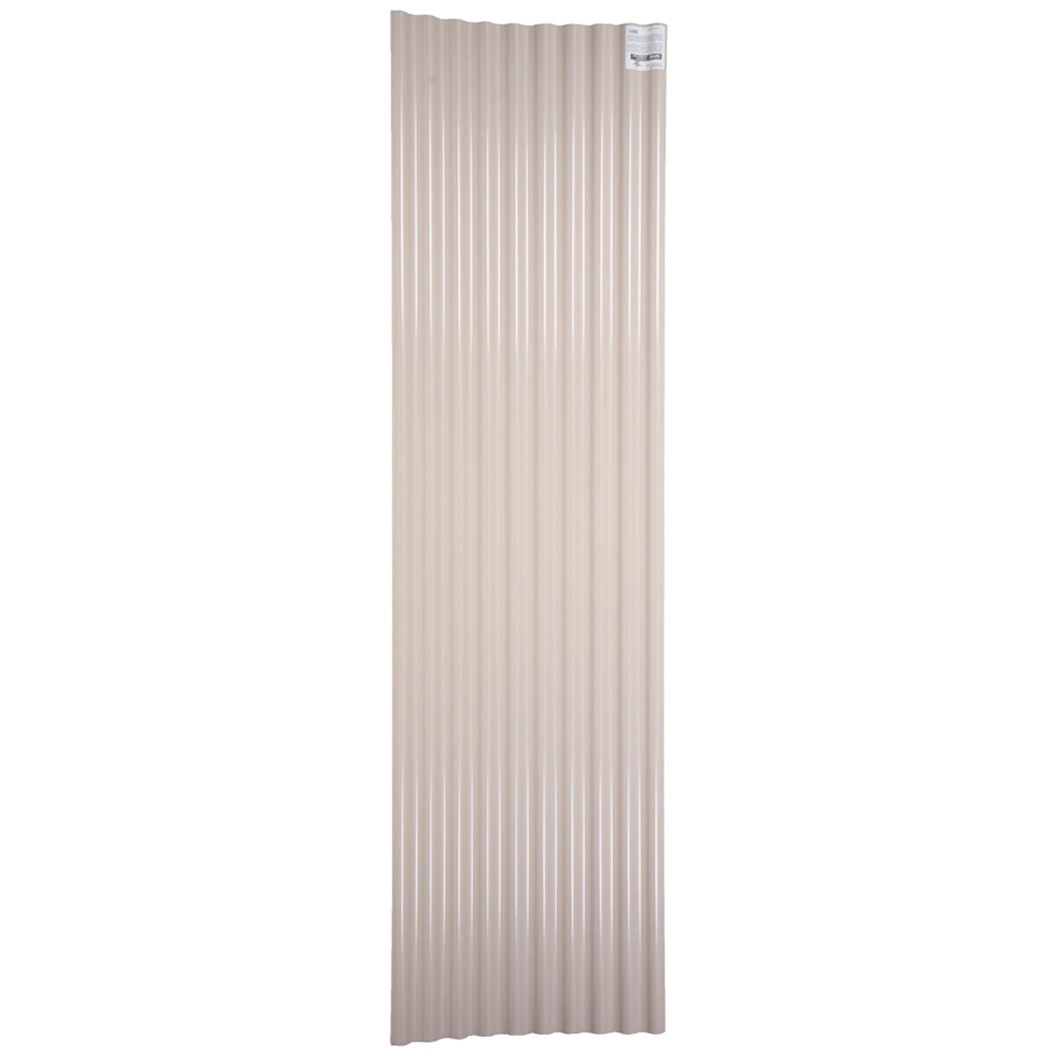 Seacoaster 26 In. X 8 Ft. Opaque Tan Round Wave Vinyl Corrugated Panels