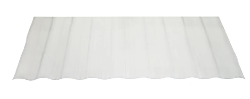 SeaCoaster Clear Wave Style PVC Building Panel 26 Inch by 8 Foot