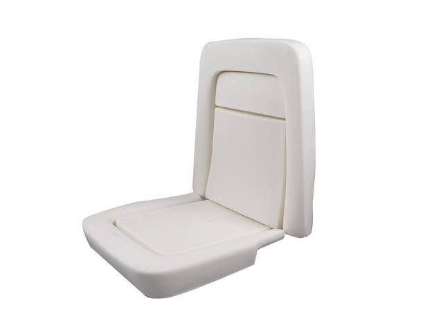 Front Bucket Seat Foam, Economy Style