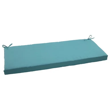 Solid Outdoor Patio Bench Cushion – 45″ – Turquoise Blue