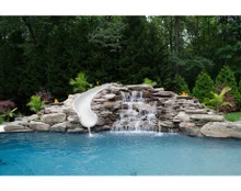 SR Smith – Garden Ride Series – 15′ Left Turn Water Slide – GRS15-CL-XX-C