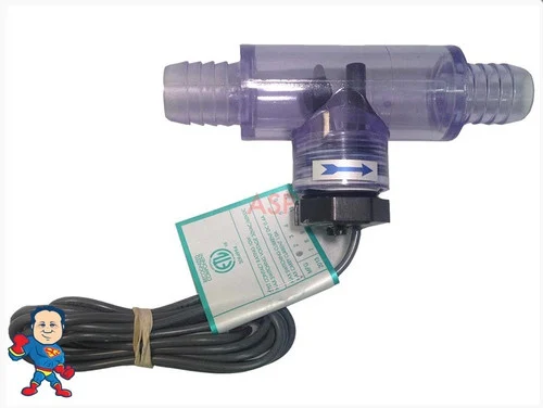 Sundance Jacuzzi Flow Switch 3/4″ Barb Transparent Tee SPST 30VAC/60VDC Replacement Part