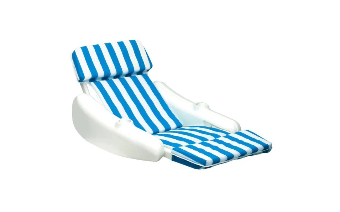 Swimline SunChaser™ Padded Luxury Floating Lounger 66″ x 32″ x 23″ 10010