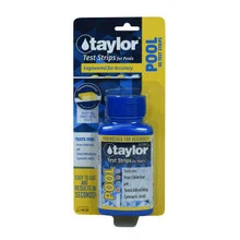 Taylor Pool Test Strips for Free Chlorine, pH, Alkalinity, CYA (50/bottle) – S-1331
