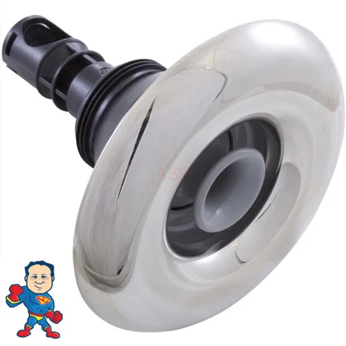 Threaded Quantum Jet Internal – Rising Dragon – 4-3/8″ Face – Stainless Steel Gray – Straight Pattern