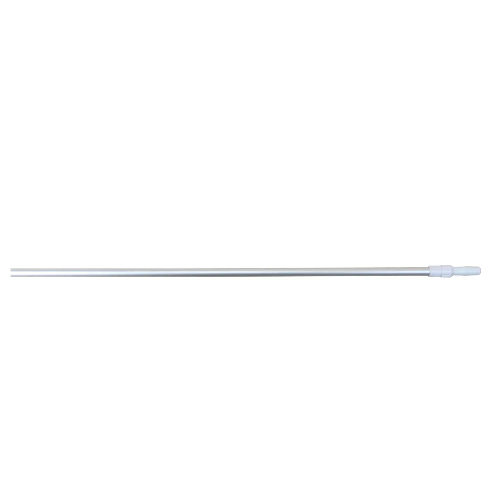 15.5′ Adjustable Smooth Silver Telescopic Pole for Vacuum Heads and Skimmers
