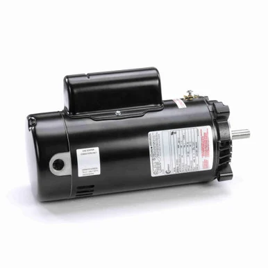 Upgrade Your Pool Performance with a 1.5 HP Black & Silver Key Shaft Pump Motor, 1.3 SF – Durable & Efficient
