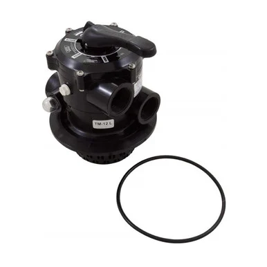 Upgrade Your Pool’s Water Treatment with an 8.25″ Black 6-Way Pool Valve – Durable Build and Stylish Design