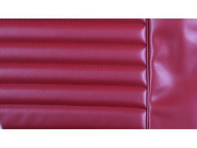 Front Bucket & Rear Bench Full Upholstery Set, Standard, Bright Red
