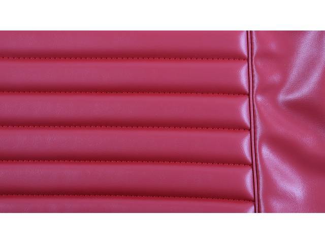 Front Bench & Rear Bench Full Upholstery Set, Standard, Bright Red
