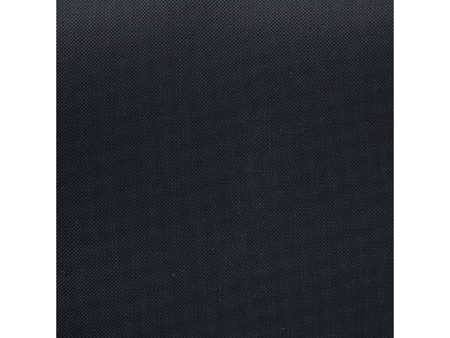 Vinyl Top, Haartz Levant Grain Vinyl, Integral A-Pillar, Black