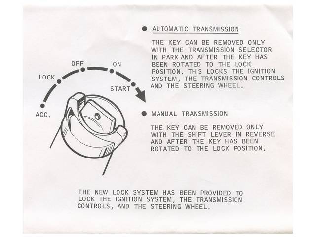 Locking Ignition Switch Sun Visor Interior Sleeve